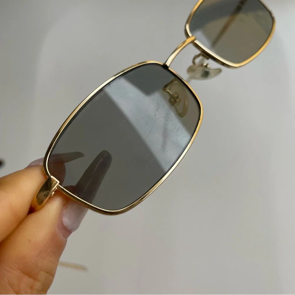 Sunglasses Bundles - Mini Rectangle Gold + Aldo Gold Frame Cateye - Picture 2 of 8